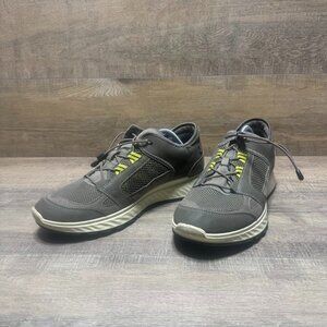 Ecco Exostride Brown Leather/Mesh Athletic Shoes Men's Size EU 45